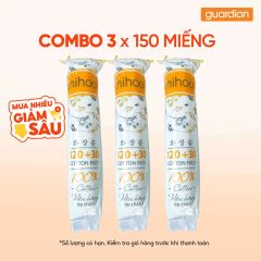 Combo 3 MIHOO BONG TAY TRANG 150 MIENG