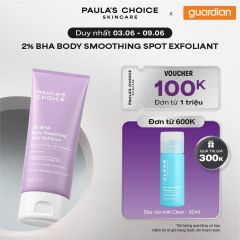 Kem Dưỡng Thể Hỗ Trợ Giảm Mụn Và Làm Mịn Da Paula's Choice 2% BHA Body Smoothing Spot Exfoliant 210ml