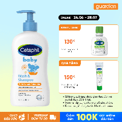 Sữa Tắm Gội Trẻ Em Cetaphil Baby Gentle Wash & Shampoo With Organic Calendula 400Ml