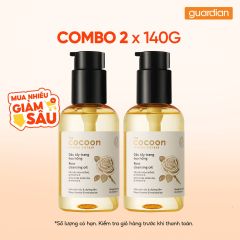 Combo 2 COCOON DAU TTRANG HOA HONG 140ML