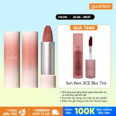 Son Sáp Mịn Lì 3CE Cashmere Hug Lipstick #01 Oat - Be Yến Mạch 3.5G