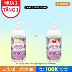 SỮA TẮM DẠNG KEM HƯƠNG NƯỚC HOA GUARDIAN PERFUMED ORCHID & CICA SHOWER CREAM CHIẾT XUẤT HOA LAN VÀ CICA 1 LÍT