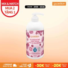 Sữa Tắm Giúp Tái Tạo Da Guardian Rejuvenating Rose & Cranberry Body Wash Hoa Hồng & Nam Việt Quất 1000Ml