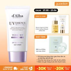 Kem Chống Nắng D'alba Waterfull Tone-Up Sun Cream_purple 50ml