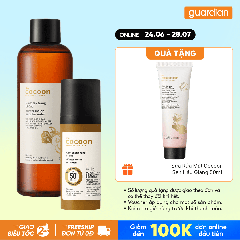 Combo 1 COCOON KCN BI DAO SPF50+ 50ML & 1 COCOON NUOC T.TRANG BI DAO 500ML