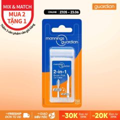 Tăm nha khoa 2 trong 1 Mannings Guardian 2-in-1 Brush Pick 150 chiếc