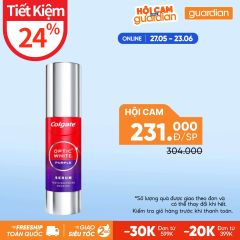 Tinh Chất Trắng Răng & Trung Hòa Sắc Vàng Colgate Optic White Purple Serum 40ML