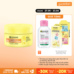 Kem Dưỡng Ẩm Garnier Vitamin C Dry Touch Cream 30ml