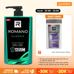 Dầu Gội Hương Nước Hoa Romano Classic 650gr