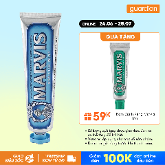 Kem Đánh Răng Sảng Khoái Dài Lâu Chiết Xuất Dưa Gang Marvis Aquatic Mint 85ml