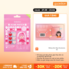 Miếng Dán Mụn Nhiều Màu Sắc Dododots Acne Patch Pretty In Pink Hình Trái Tim 20 Miếng