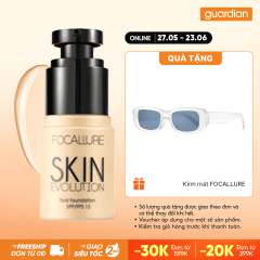 Kem Nền Lâu Trôi Focallure Skin Evolution Liquid Foundation FA30 SPF15 #01 Alabaster 31gr