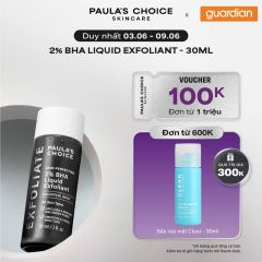 Dung Dịch Loại Bỏ Tế Bào Chết Paula's Choice Skin Perfecting 2% BHA Liquid Exfoliant 30ml