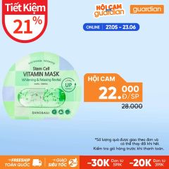 Mặt Nạ Dưỡng Sáng, Phục Hồi Banobagi Stem Cell Vitamin Mask Whitening & Relaxing Revital 30gr