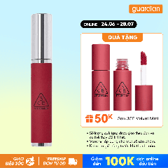 Son Kem Bùn 3Ce Hazy Lip Clay #Whip Red 4G