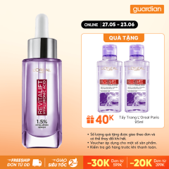 Serum Siêu Cấp Ẩm Hỗ Trợ Sáng Da  L'Oréal Paris Pure Hyaluronic Acid 1.5% 30Ml