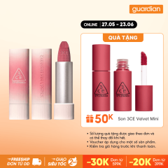 Son Sáp Mịn Lì 3CE Cashmere Hug Lipstick #02 Pure Blending - Hồng Nude 3.5G