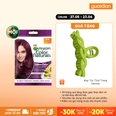 KEM NHUỘM TÓC MÀU THỜI TRANG GARNIER COLOR NATURALS ULTRA COLORS - MÀU 6.26 PLUM RED - ĐỎ MẬN