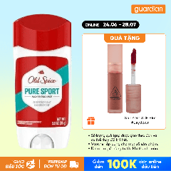 Sáp khử mùi và giảm tiết mồ hôi Old Spice PureSport 85g (Sáp trắng)