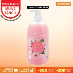 Sữa Tắm Dạng Kem Hoa Anh Đào Dưỡng Ẩm Mannings Guardian Cherry Blossom Moisturising Shower Cream 1l