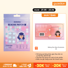 Miếng Dán Mụn Nhiều Màu Sắc Dododots Acne Patch Cloud Nine Hình Đám Mây 20 Cái