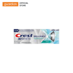 Kem đánh răng Crest 3D White Brilliance Trắng Sáng Vượt Trội hương Blast 130g - Mỹ