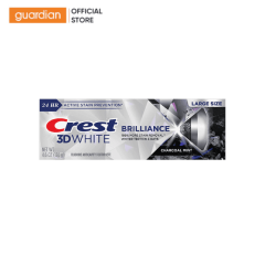 Kem đánh răng Crest 3D White Brilliance Trắng Sáng Vượt Trội hương Charcoal Mint 130g - Mỹ