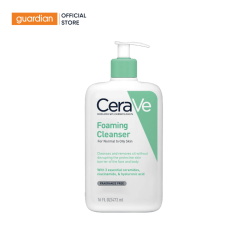 Sữa Rửa Mặt Tạo Bọt Cerave Foaming Cleanser Sạch S&acirc;u Cho Da Thường Đến Da Dầu 473Ml