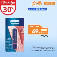 Son Dưỡng Môi Có Màu Vaseline Colour Mellow Rose Hồng Cam Êm Dịu 3gr