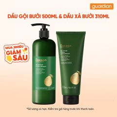 Combo 1 Dầu Gội Bưởi Cocoon 500Ml & 1 Dầu Xả Bưởi Giúp Giảm Gãy Rụng, Nuôi Dưỡng Tóc Cocoon 310ml
