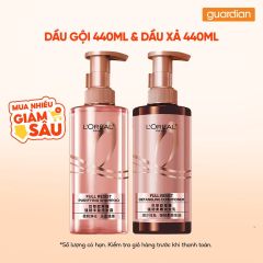 Combo L'Oreal 1 Dầu Gội Giảm Rụng Tóc Full Resist Purifying Shp 440Ml & Dầu Xả Giảm Rụng Tóc Full Resist Detangling Cond 440Ml 