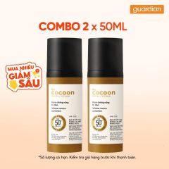 Combo 2 COCOON KCN BI DAO SPF50+ 50ML