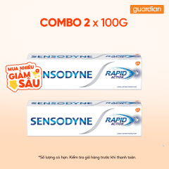Combo 2 SENSODYNE KDR RAPID ACTION 100G