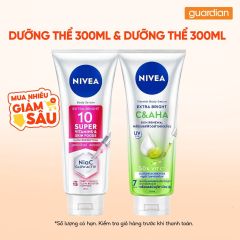Combo 1 NIVEA TC DTHE SDA S.10 150X 300ML & 1 NIVEA TC DTHE SDA C&AHA 300ML