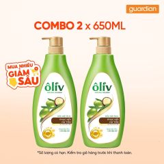 Combo 2 Dầu Gội Phục Hồi Hư Tổn Và Giúp Tóc Chắc Khỏe Ôliv 650Ml