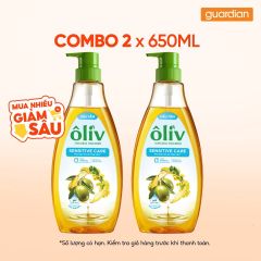 Combo 2 Dầu Tắm Cho Da Nhạy Cảm Ôliv Sensitive Care 650ml