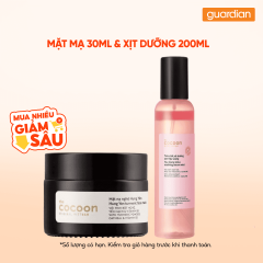 Combo 1 COCOON MAT NA NGHE HUNG YEN 30ML & 1 COCOON TC XITDG SENHAUGIANG 200ML