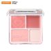 Phấn Má Hồng & Phấn Bắt Sáng 4 Ô Judydoll Blush & Highlight #02 Soft Peach 9G