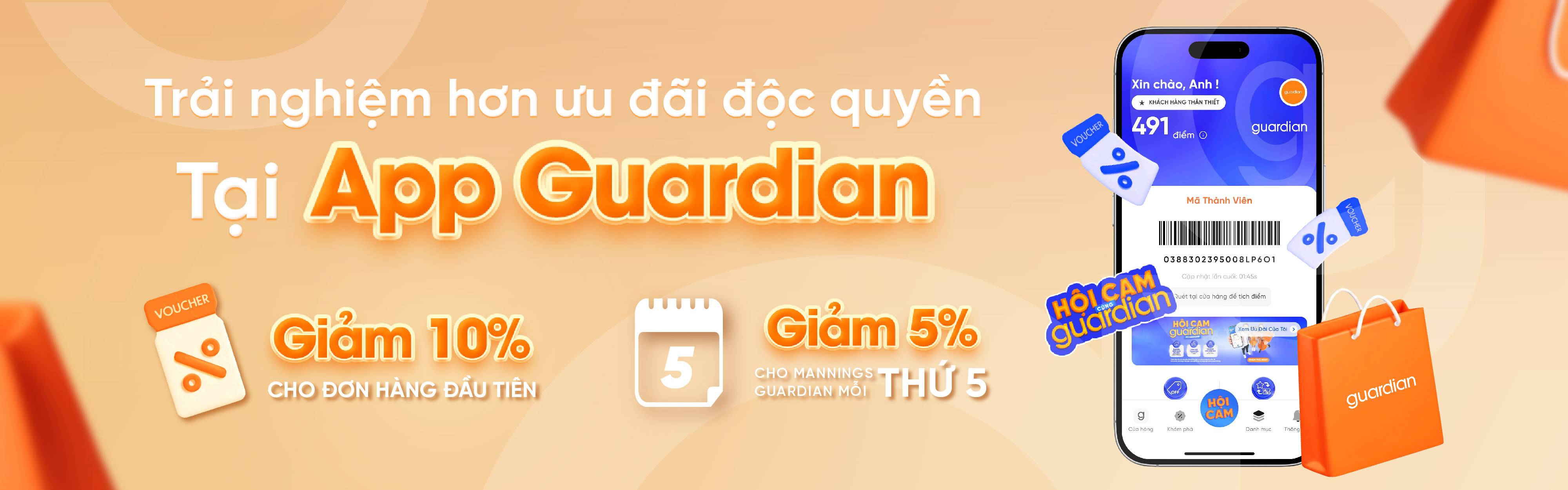 G&oacute;i nhỏ tiện lợi, ch&iacute;nh h&atilde;ng tại Guardian Vietnam